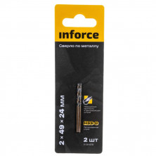 Сверло по металлу Inforce 11-01-670 HSS-G 2х49 мм 2 шт