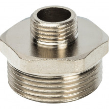 Ниппель переходной Stout SFT-0004-011412 1 1/4х1/2 дюйма никелированный с наружной резьбой
