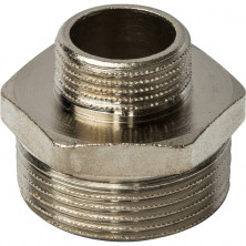 Ниппель переходной Stout SFT-0004-011434 1 1/4х3/4 дюйма никелированный с наружной резьбой