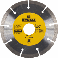 Алмазный отрезной круг сегментальный  универсальный DeWalt DT40212
