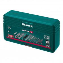 Набор бит и головок Kraftool X-Drive 25816 с битодержателем и трещоткой 49 шт