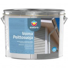 Антисептик для бревенчатых фасадов кроющий Eskaro Voima Peittosuoja 9 л