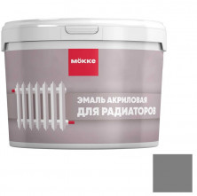 Эмаль акриловая для радиаторов матовая Mокке 13129 графит 0,9 кг