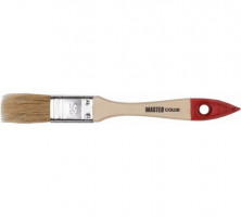 Кисть флейцевая Master Color 30-0011 25 мм натуральная щетина лакированная ручка