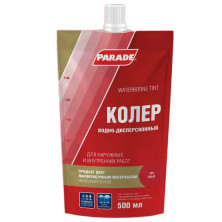 Колер водно-дисперсионный Parade Classic №209 алый 0,5 л