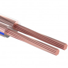 Кабель акустический Proconnect Blueline 01-6201-6 2х0,25 мм2 прозрачный бухта 100 м