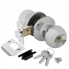 Ручка защелка Ajax DK682 CP-ET 39527 ключ-фиксатор хром  