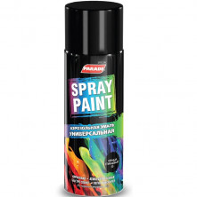 Краска аэрозольная Parade Spray Paint 9005 черная глянцевая 400 мл