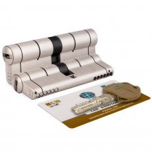 Механизм цилиндровый Mottura C39D464601C5 44777 матовый никель 41+10+41 92 мм  