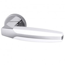 Ручка дверная Armadillo Arc URB2 CP/CP/White-14  