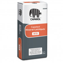 Штукатурка декоративная Caparol Capatect Mineral Leichtputz K15 838178 25 кг