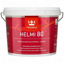 Краска для мебели Tikkurila Helmi 80 С глянцевая 2,7 л
