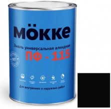 Эмаль алкидная Mokke ПФ-115 чёрная 20 кг