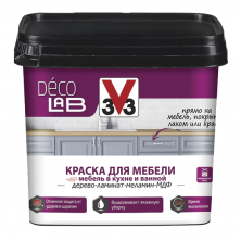 Краска для мебели V33 Decolab белая 0,75 л