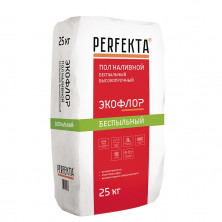 Пол наливной беспыльный высокопрочный Perfekta Экофлор 25 кг