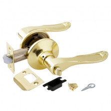 Ручка защелка Рunto DK630 PB-BK 34685 фиксатор золото  