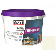 Эмаль универсальная VGT глянцевая Ral 9001 ванильная 2,5 кг