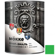 Грунт-эмаль алкидно-уретановая Mokke 00999 3 в 1 зеленая 1,9 кг