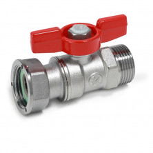 Кран шаровой латунный Giacomini R254PX004 R254P Ду 20 Ру42 с наружной резьбой