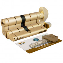 Механизм цилиндровый Mottura C39F363601RLC5 44785 под вертушку латунь 31+10+31 72 мм  