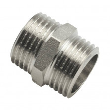 Ниппель латунь никель Ду 32 (1 1/4") НР AQUALINK 02527