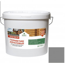 Герметик акриловый межшовный Prosept для деревянных конструкций серый 15 кг  