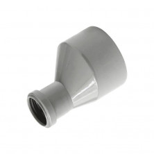 Переход PP-H эксцентрический серый Дн 50х40 б/нап в/к VALFEX 25050040
