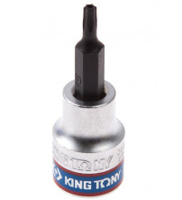 Бита торцевая King Tony 302715 Torx Т15 3/8 дюйма 50 мм с отверстием