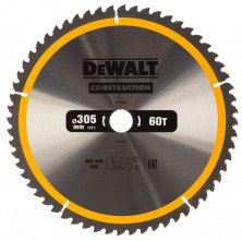 Диск пильный по дереву с гвоздями Dewalt Construction DT1960-QZ 60Т 305 мм