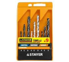 Набор сверл комбинированных Stayer Standard 29720-H9 9 шт
