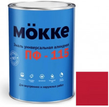 Эмаль алкидная Mokke ПФ-115 красная 20 кг