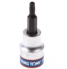 Бита торцевая King Tony 302720 Torx Т20 3/8 дюйма 50 мм с отверстием