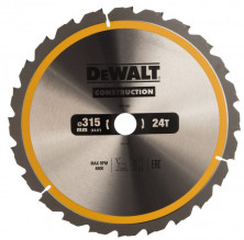 Диск пильный по дереву с гвоздями Dewalt Construction DT1961-QZ 24Т 315 мм