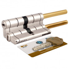 Механизм цилиндровый Mottura C39P413101C5 44781 под вертушку матовый никель 36+10+26 72 мм  