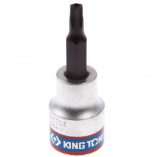 Бита торцевая King Tony 302725 Torx Т25 3/8 дюйма 50 мм с отверстием