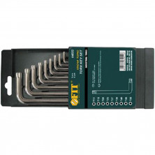 Набор ключей Fit Профи 64022 CrV Т10-Т50 9 шт