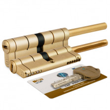 Механизм цилиндровый Mottura C39P513101LC5 44783 под вертушку латунь 46+10+26 82 мм  