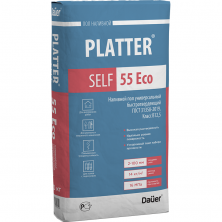 Пол наливной Dauer Platter Self 55 Eco универсальный быстротвердеющий 20 кг