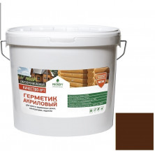 Герметик акриловый межшовный Prosept для деревянных конструкций шоколад 15 кг  
