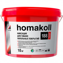 Клей-фиксатор Homakoll 188 Prof для гибких напольных покрытий 10 кг