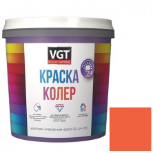 Колер-краска VGT ВД-АК-1180 кирпично-красная 1 кг