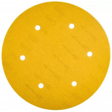 Круг шлифовальный Abraform Giraffe Gold AF-GG6-180 на липучке 6 отверстий Р180 225 мм