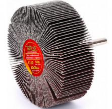 Круг шлифовальный лепестковый Messer 11-80-100 P-100 с оправкой 80х30х6 мм