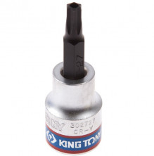 Бита торцевая King Tony 302727 Torx Т27 3/8 дюйма 50 мм с отверстием