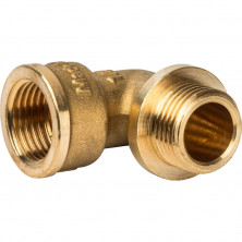 Угольник с упором Stout SFT-0015-000012 1/2 дюйма с внутренней и наружной резьбой
