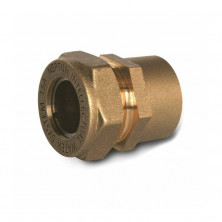 Муфта латунь EasyFix IWS Ду 32х1 1/4" обжим/ВР для нержавеющих труб STAHLMANN (Neptun)