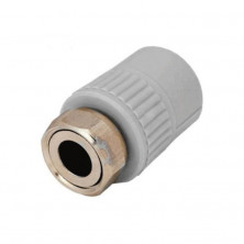 Муфта PP-R комбинированная серая с накидной гайкой Дн 25х3/4" VALFEX 10139025Г
