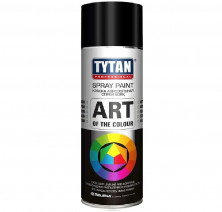 Краска аэрозольная термостойкая Tytan Professional Art of the colour 20502 черная 400 мл