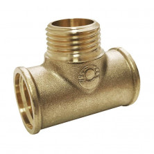 Тройник латунь переходной Ду 15 (1/2") ВР/НР/ВР VALFEX VF.132.L.012
