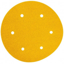 Круг шлифовальный Abraform Giraffe Gold AF-GG6-80 на липучке 6 отверстий Р80 225 мм